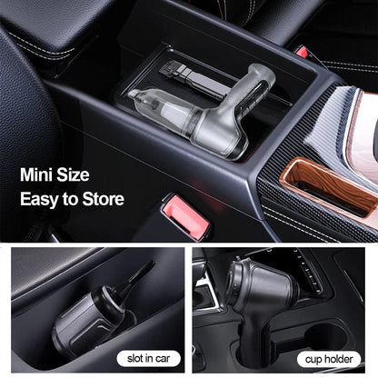 Portable Car Vacuum Cleaner – Powerful Mini Vac