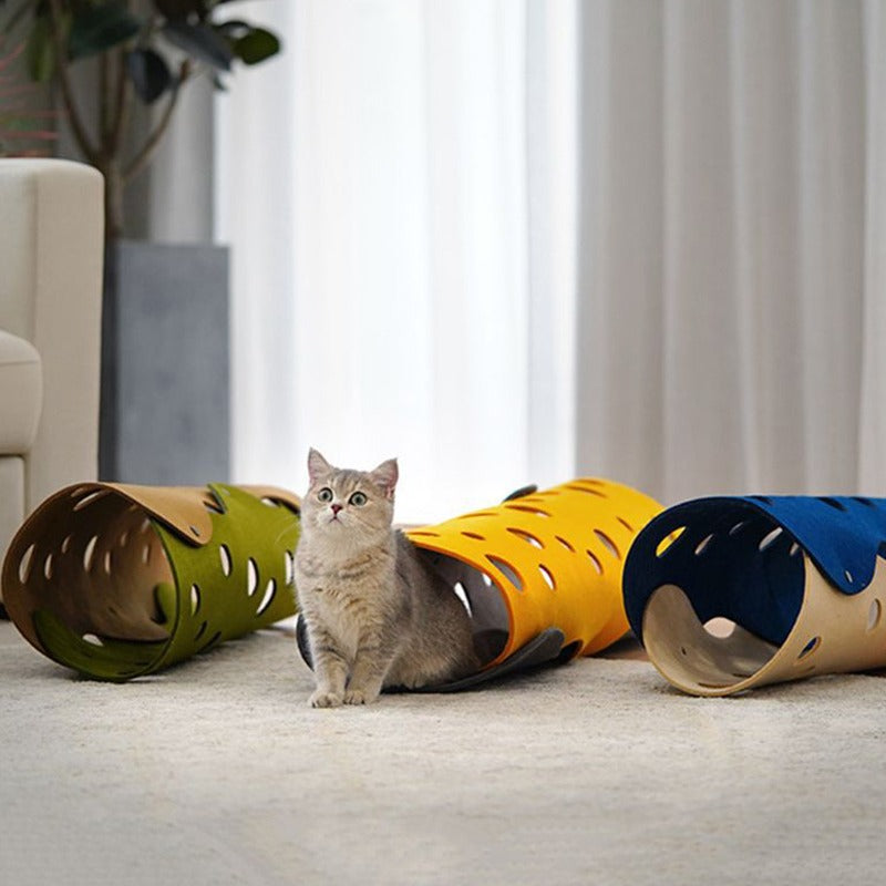 Cat Tunnel Bed - Soft Play & Sleep Cave
