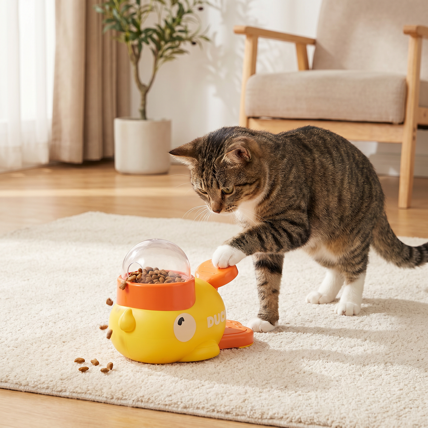 Interactive Game Food Dispenser for Cats – image 1