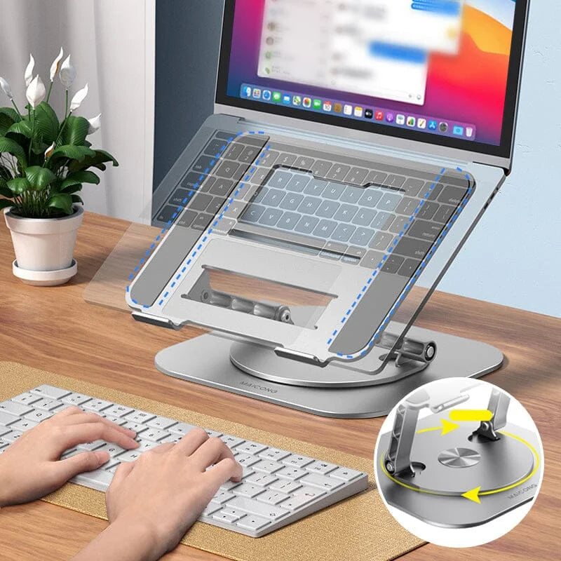 360° Rotating Aluminum Laptop Stand