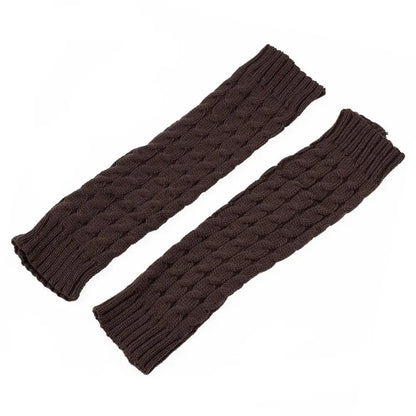 Women’s Knitted Leg Warmers – Autumn Winter Warm Foot Covers