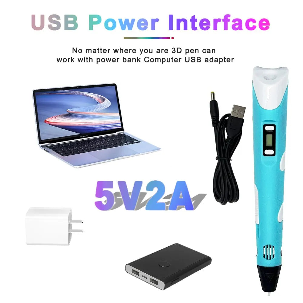 3D Drawing Pen with LCD and Adjustable Temperature product image 8
