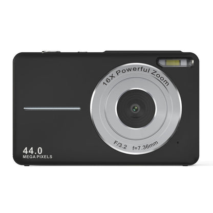 Compact 1080p 44MP Digital Camera with 16× Zoom