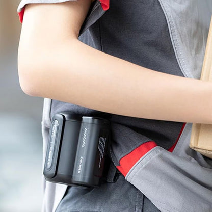 Rechargeable Hands-Free Belt Clip Fan