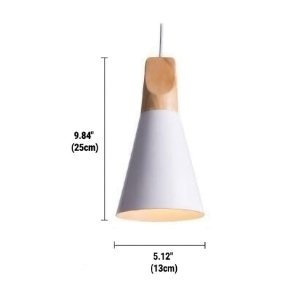 Wooden Pendant Light Minimalist Nordic Ceiling Lamp