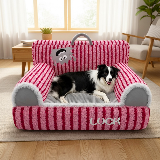 Fluffy Pet Sofa Bed – image 1