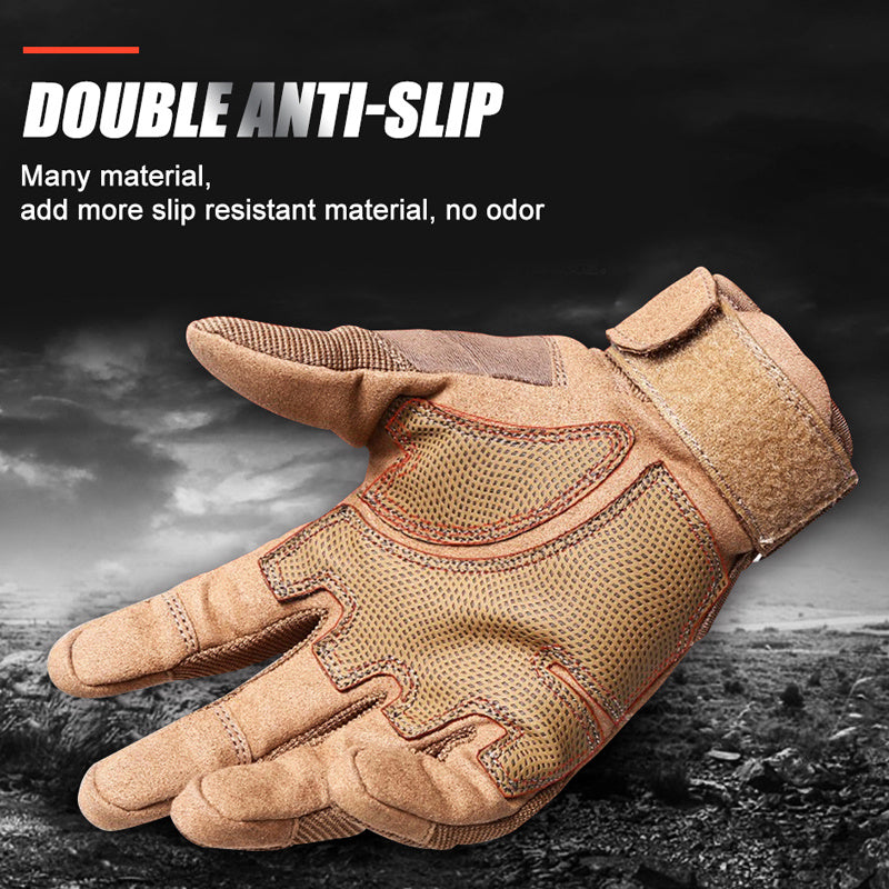 Military Tactical Gloves – Half Finger, Knuckle Protection