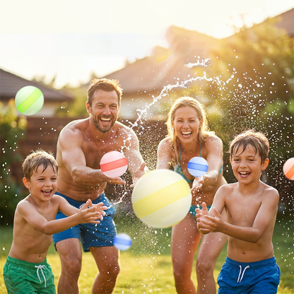 Reusable water balls – Self-sealing for water fights