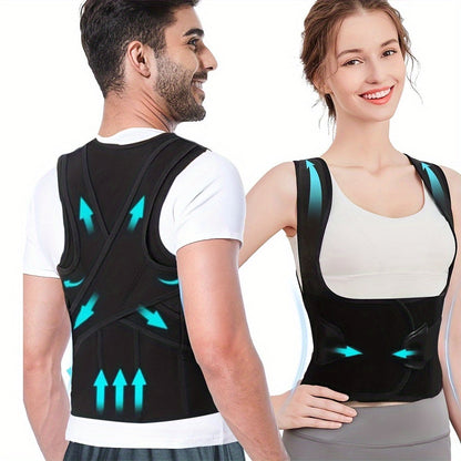 Back Posture Corrector – Adjustable Support for Spine Alignment