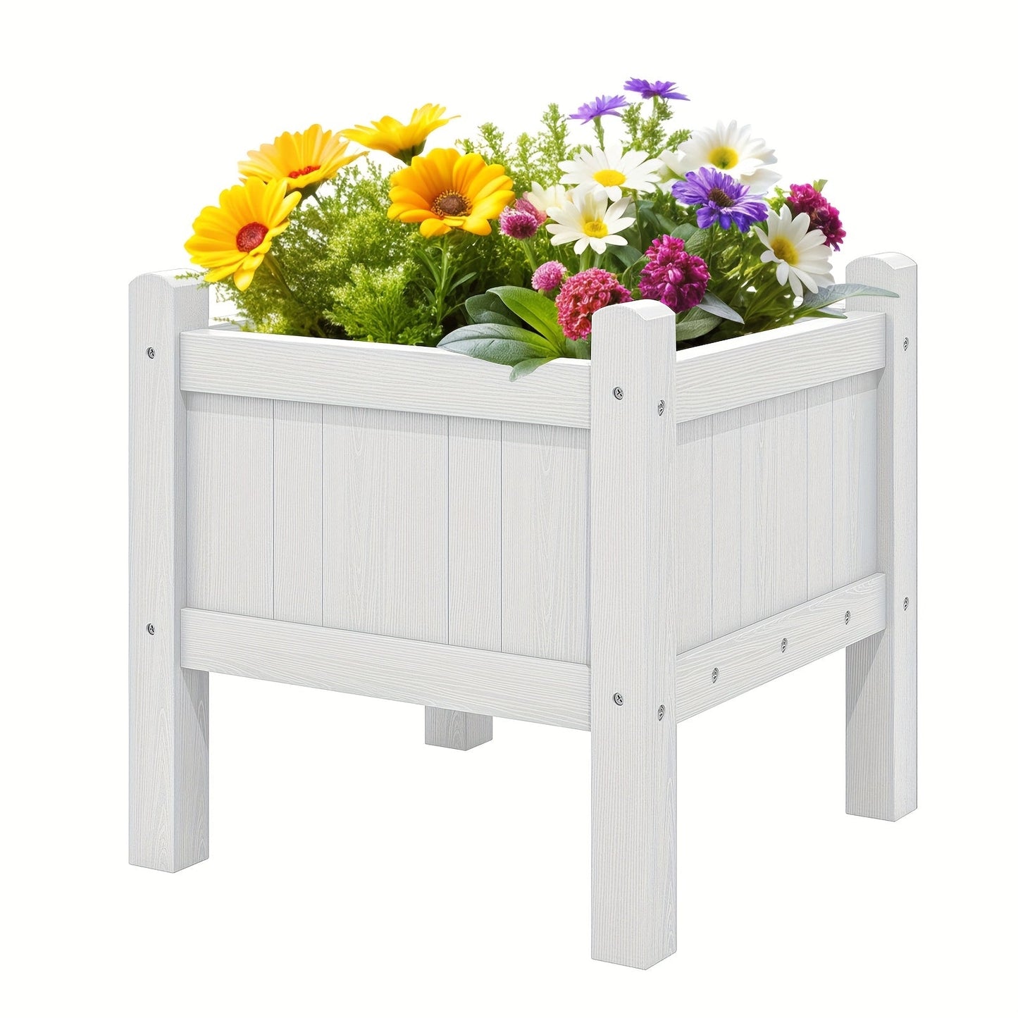 Square Outdoor Planter Box – Weatherproof Garden Pot