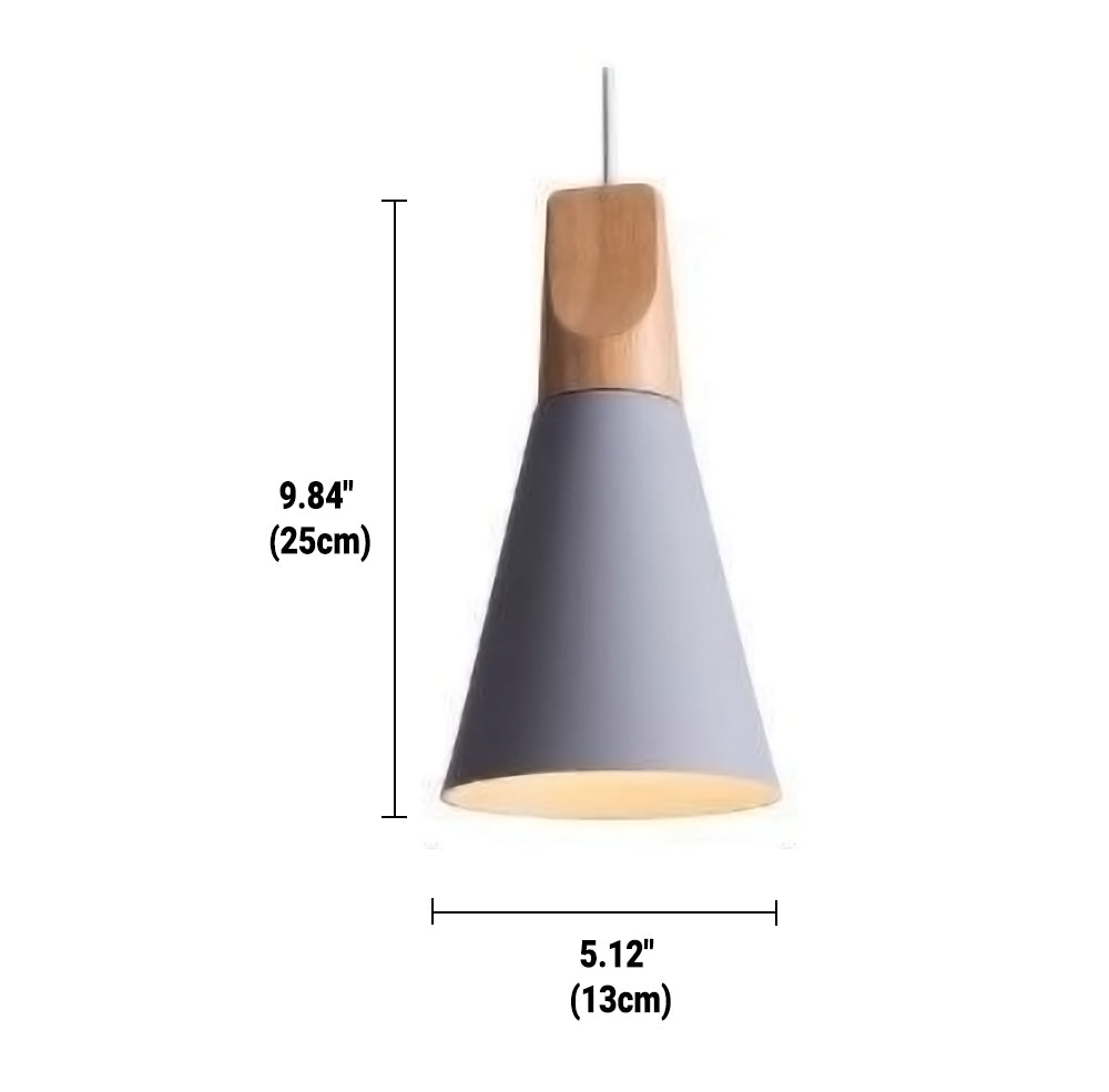Wooden Pendant Light Minimalist Nordic Ceiling Lamp