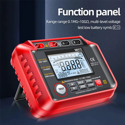 Digital Insulation Resistance Tester Megohmmeter Voltage Meter