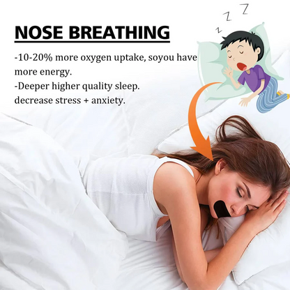 Mouth tape against snoring – Sleep aid & nasal breathing strips