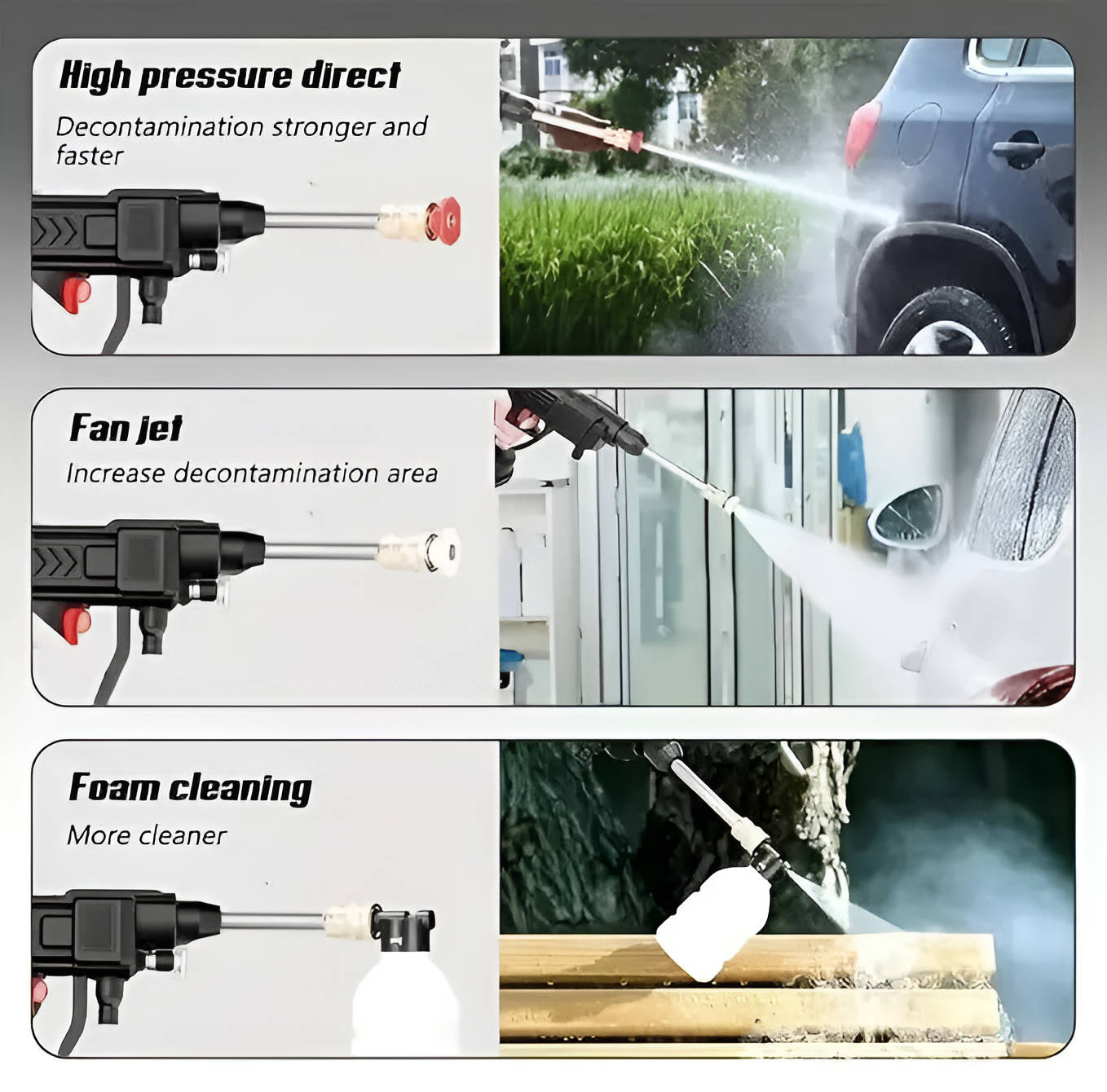 Cordless High-Pressure Water Spray Gun Kit