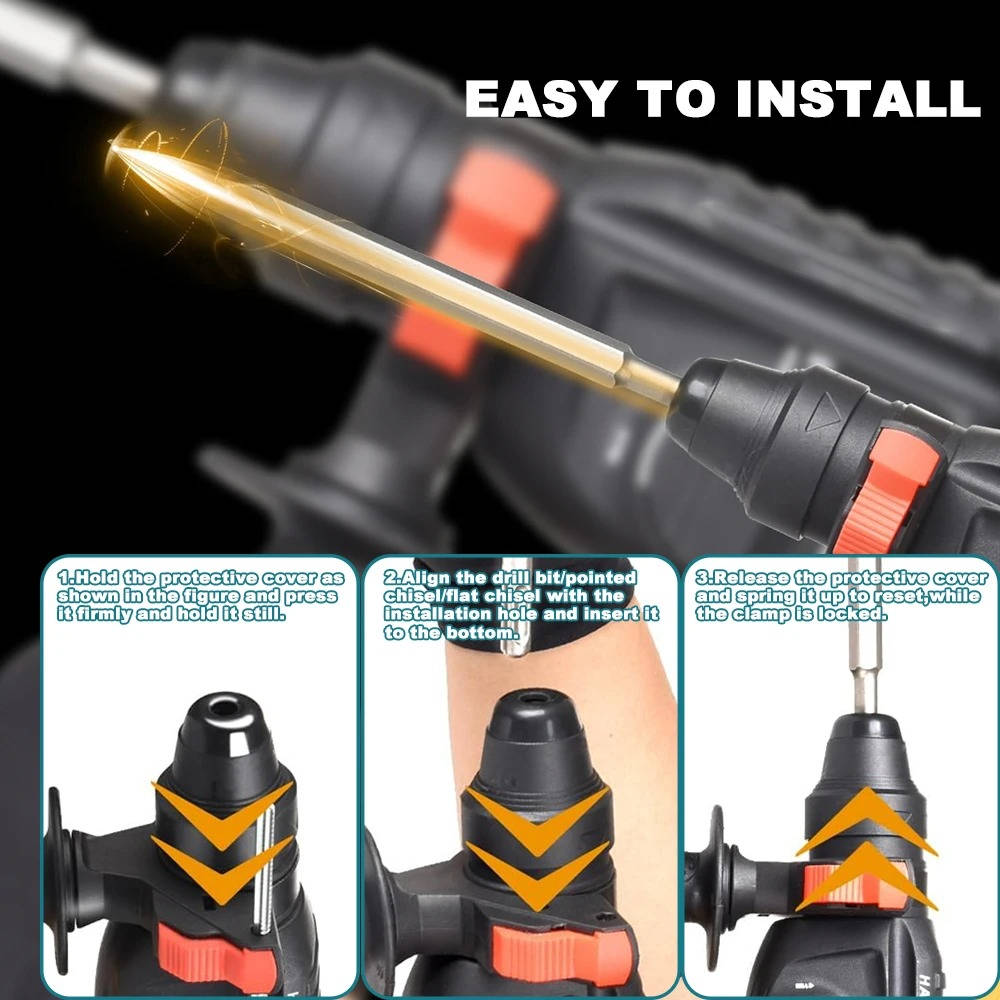 Brushless Cordless Rotary Hammer Drill Kit