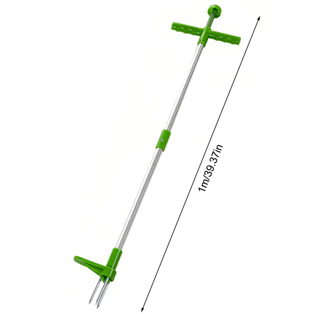 Long Handle Weed Puller Tool with Claw Design