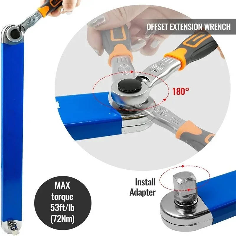 Multifunction Extension Wrench Tool