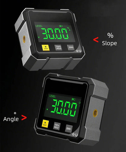 Digital Angle Finder with Laser Level Tool