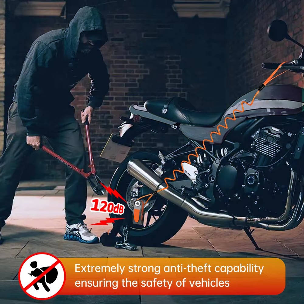 Motorcycle Disc Brake Lock with Alarm
