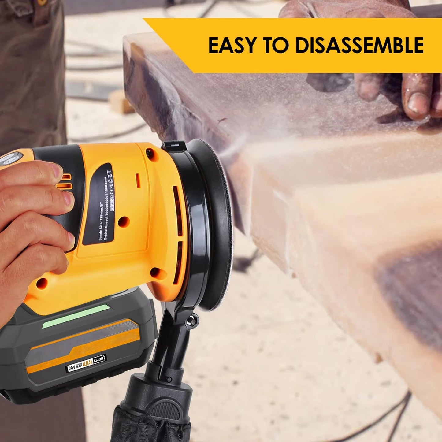 Brushless Cordless Orbital Electric Sander