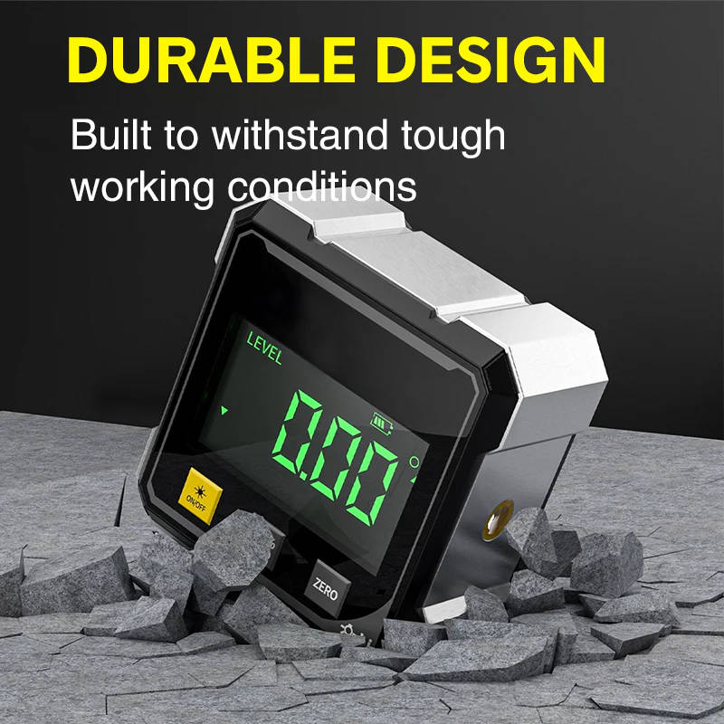 Digital Angle Finder with Laser Level Tool