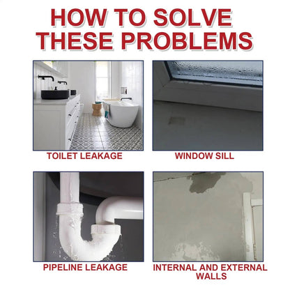 Waterproof Leak Repair Sealant Spray 2-Pack