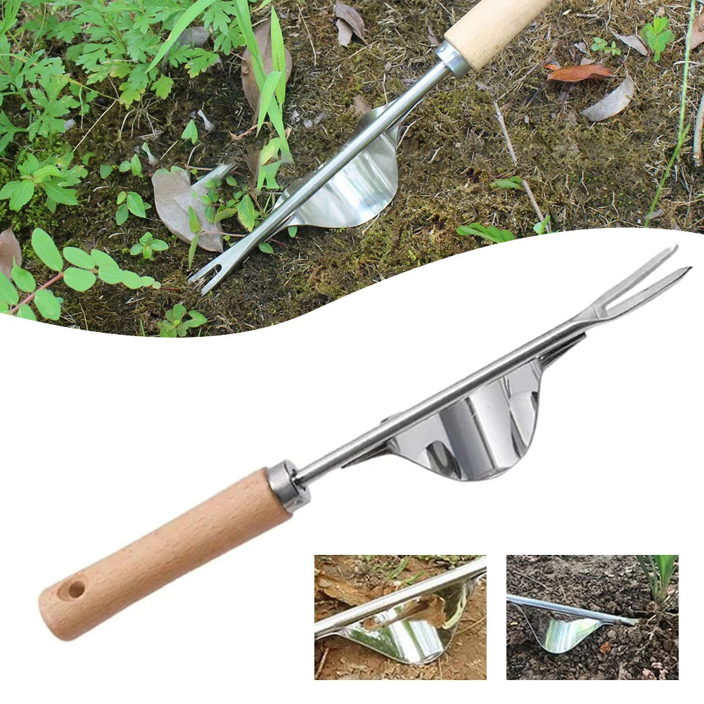 Long Handle V-Shaped Weed Puller Garden Tool