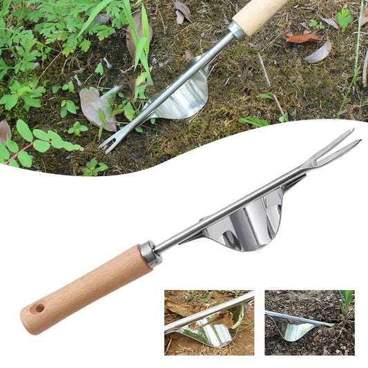 Long Handle V-Shaped Weed Puller Garden Tool