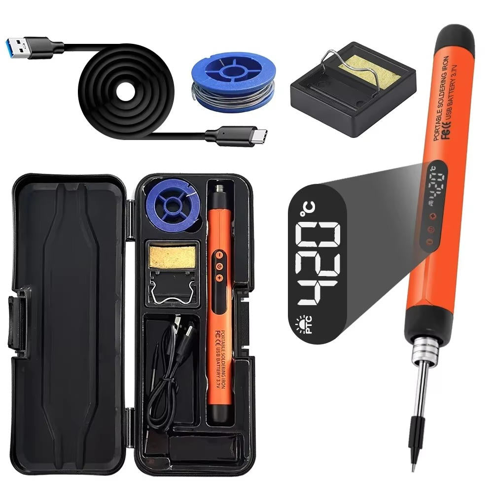 Digital Electric Soldering Iron Kit with Accessories