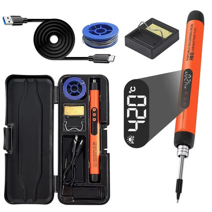 Digital Electric Soldering Iron Kit with Accessories