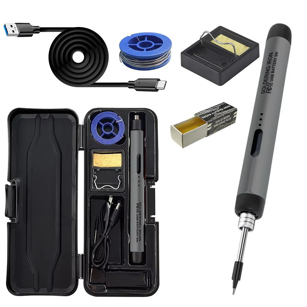 Digital Electric Soldering Iron Kit with Accessories