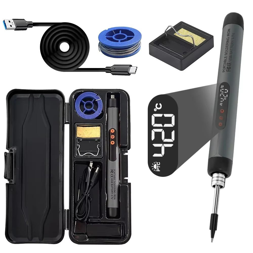 Digital Electric Soldering Iron Kit with Accessories