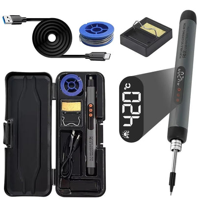 Digital Electric Soldering Iron Kit with Accessories
