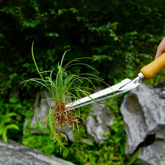 5-in-1 Stainless Steel Weed Puller Tool