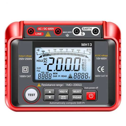 Digital Insulation Resistance Tester Megohmmeter Voltage Meter