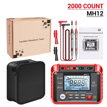 Digital Insulation Resistance Tester Megohmmeter Voltage Meter