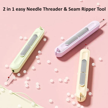 Needle Threader & Seam Ripper Sewing Tool