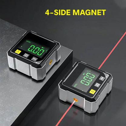 Digital Angle Finder with Laser Level Tool
