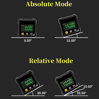 Digital Angle Finder with Laser Level Tool