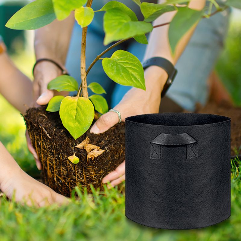 Felt Fabric Planting Bag – Breathable for Healthy Roots