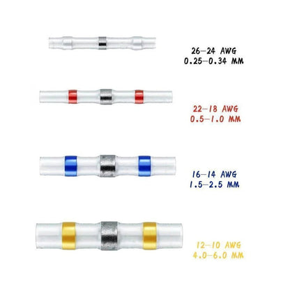Waterproof Solder Seal Wire Connectors – Heat-Shrink Electrical Sleeves – image 6