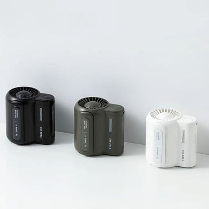 Rechargeable Hands-Free Belt Clip Fan