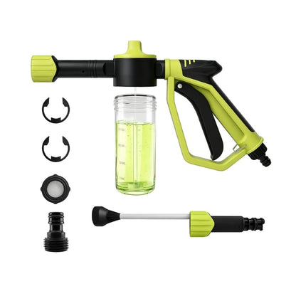2-in-1 Car Wash Foam Cannon – Garden Hose Spray Gun Kit – image 8