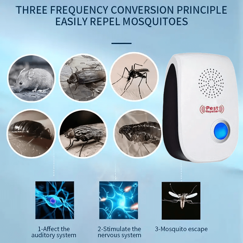 Ultrasonic Pest Repellent – Plug-In Bug & Rodent Control