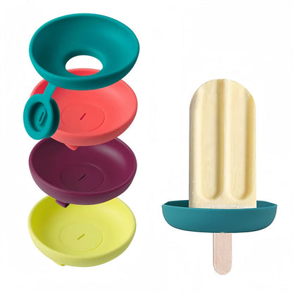 Ice Protection Holder Silicone Drip-Free for Ice and Popsicles