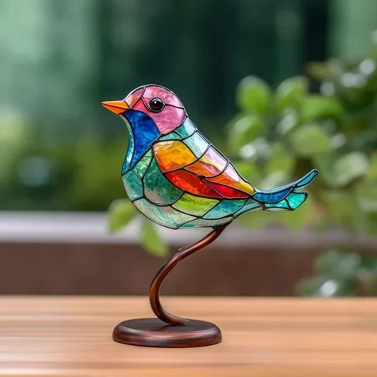 Handcrafted Colored Glass Table Decor – Art Ornament