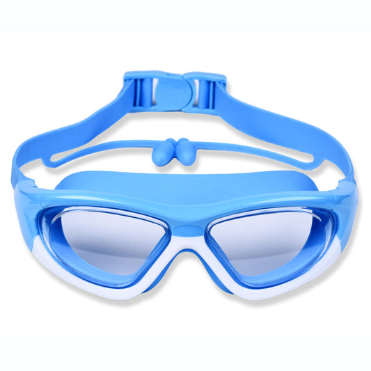 Children's swimming goggles with large frame – anti-fog