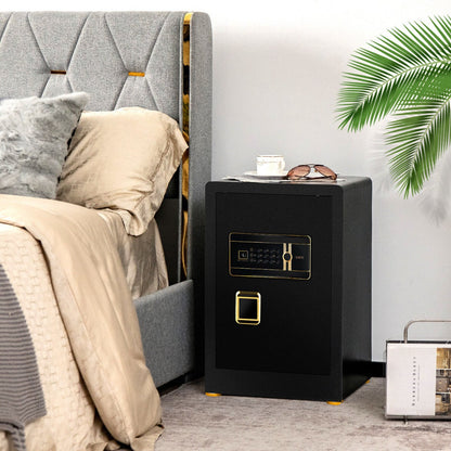 Electronic Safe Box - 36 x 31 x 41 cm, 3 Ways to Open, for Cash and Jewelry Storage - Perfect for Depositing Valuables Securely