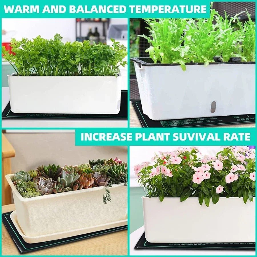 Seedling Heat Mat – Waterproof Electric Heating Pad for Seed Germination & Indoor Gardening