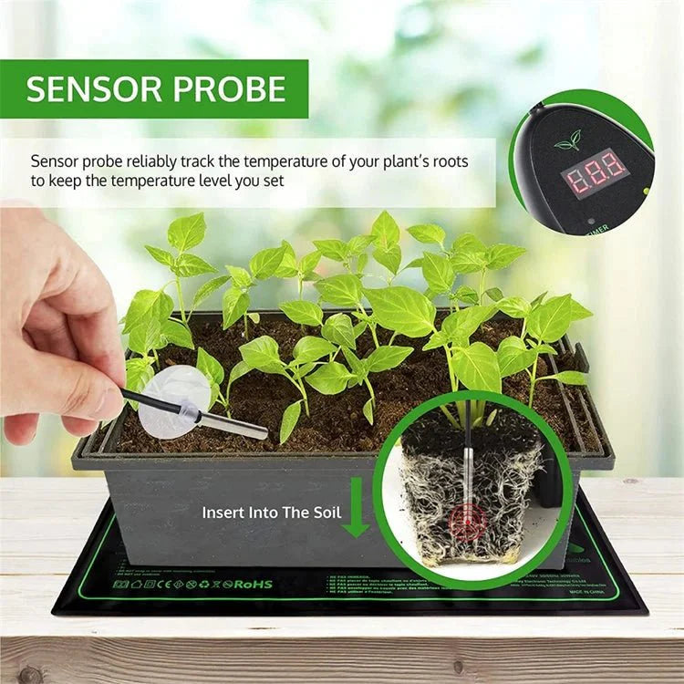Seedling Heat Mat – Waterproof Electric Heating Pad for Seed Germination & Indoor Gardening